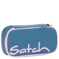 Satch Schlamperbox Deep Rose, Unbefüllt, Inkl. Geodreieck