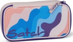 Satch Schlamperbox Candy Clouds, Unbefüllt, Inkl. Geodreieck