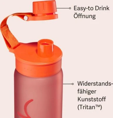 Satch Tritan-Trinkflasche Orange, 700 Ml 6 Satch Tritan-Trinkflasche Orange, 700 Ml – Bild 6