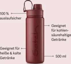 Satch Edelstahl Trinkflasche Berry, 500 Ml -Satch 29981803 06